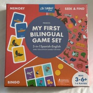 My First Bilingual Game Set - Red and Orange